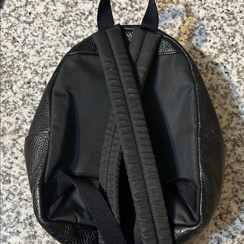 Coach Black Leather Mini Backpack - Picture 6 of 8